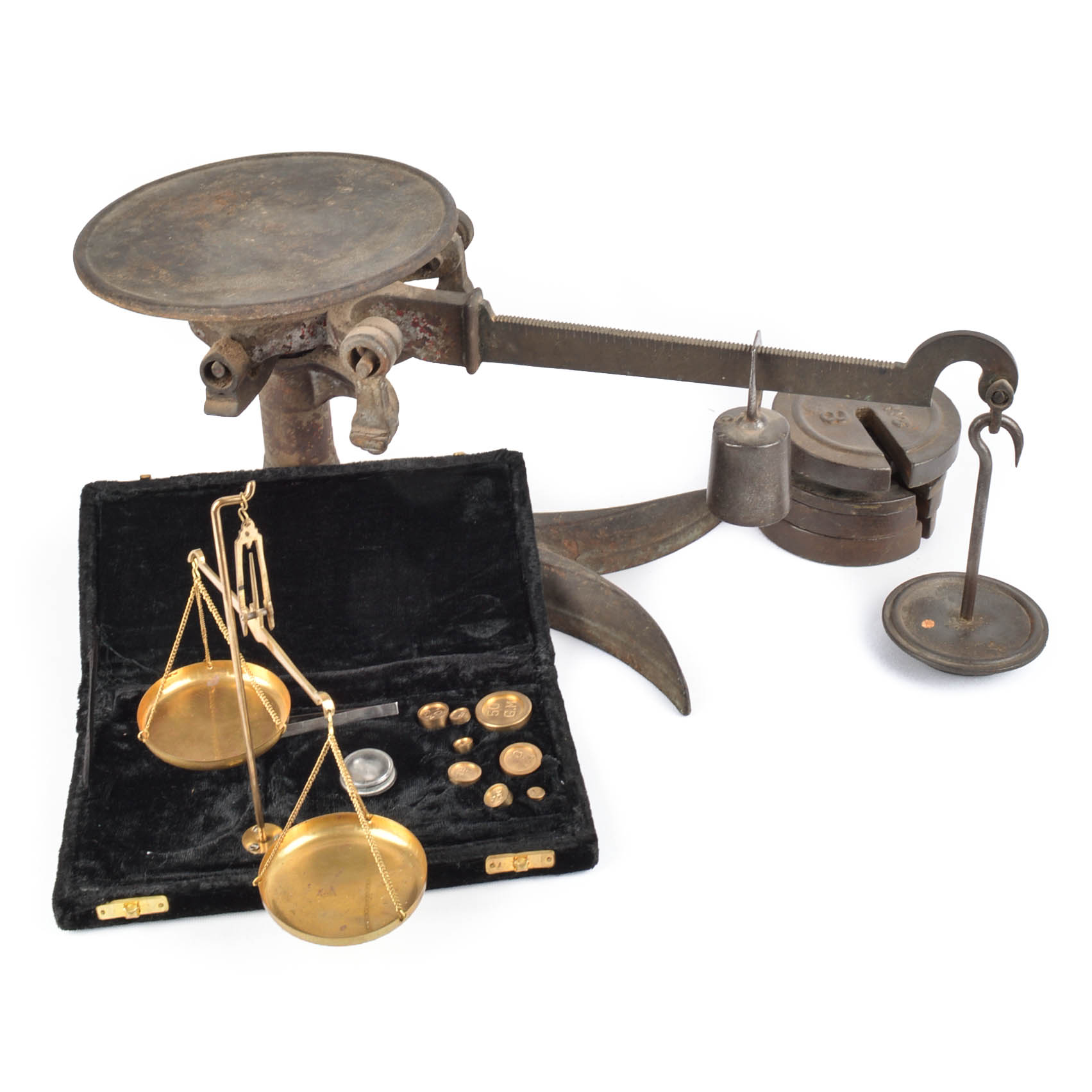 Two Vintage-to-Antique Balance Scales