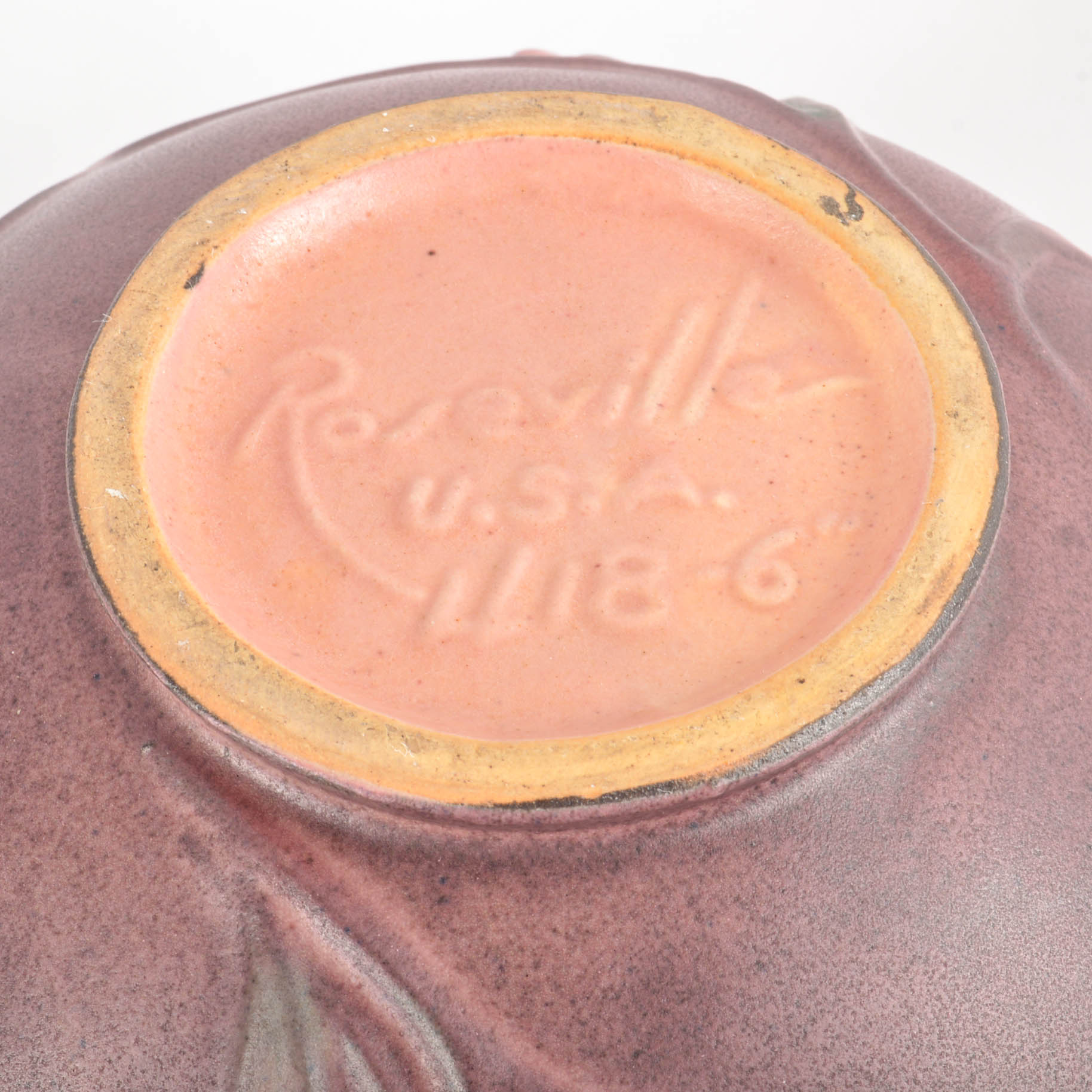 Roseville "Freesia" Candle Holders and "Foxglove" Jardinere