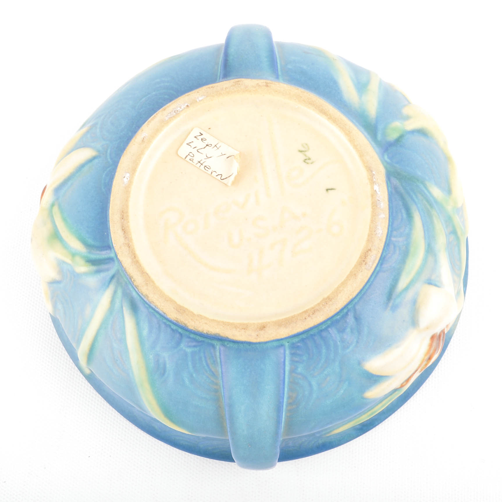 Roseville "Zephyr Lily" Bowl