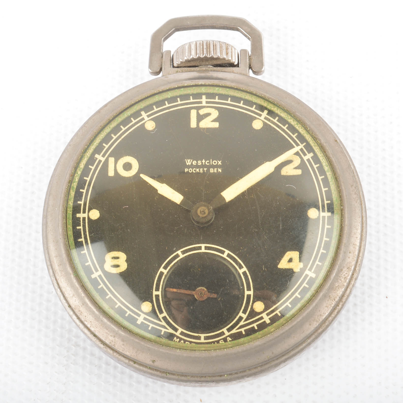 Three Vintage Pocket Watches With Display Stands