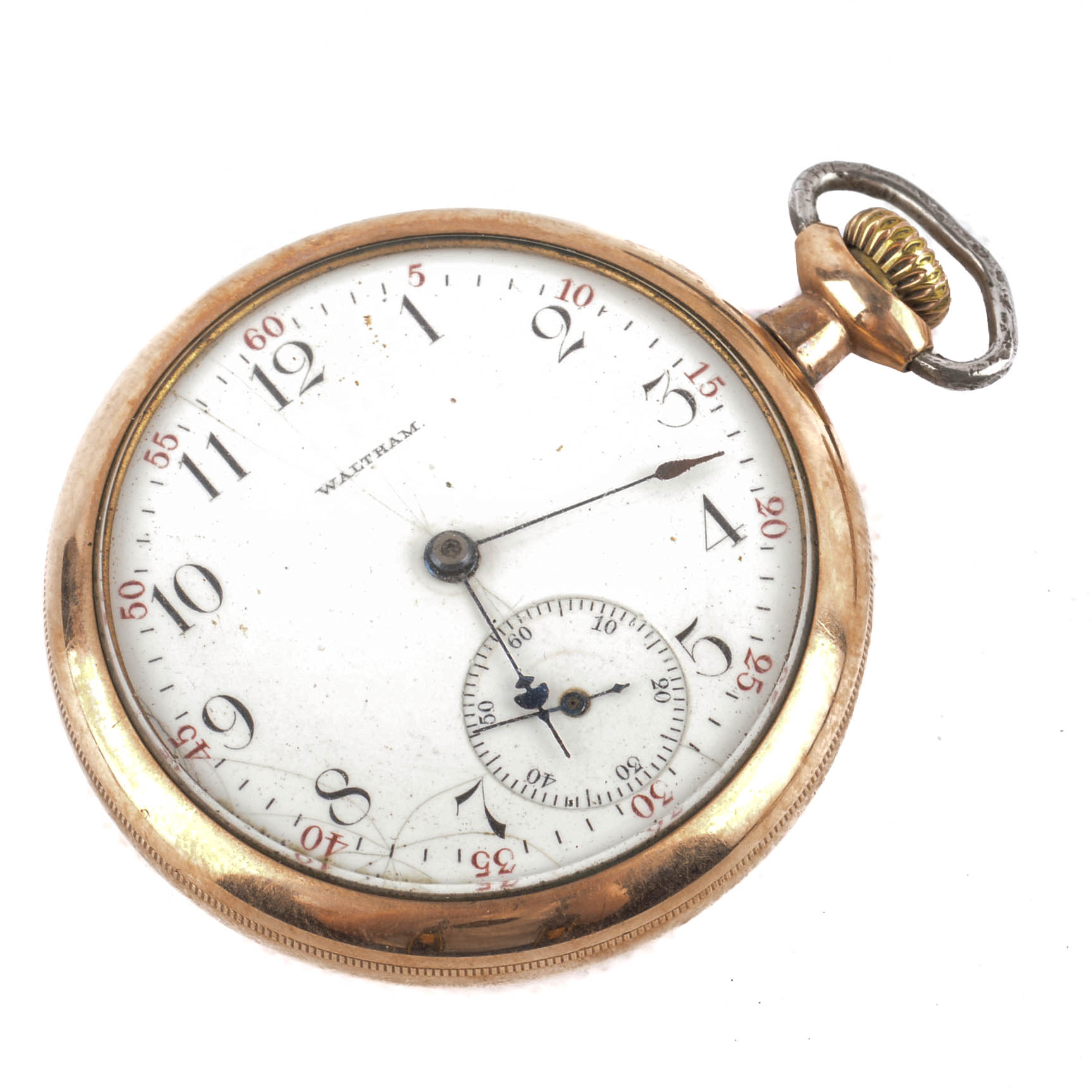 Three Vintage Pocket Watches With Display Stands