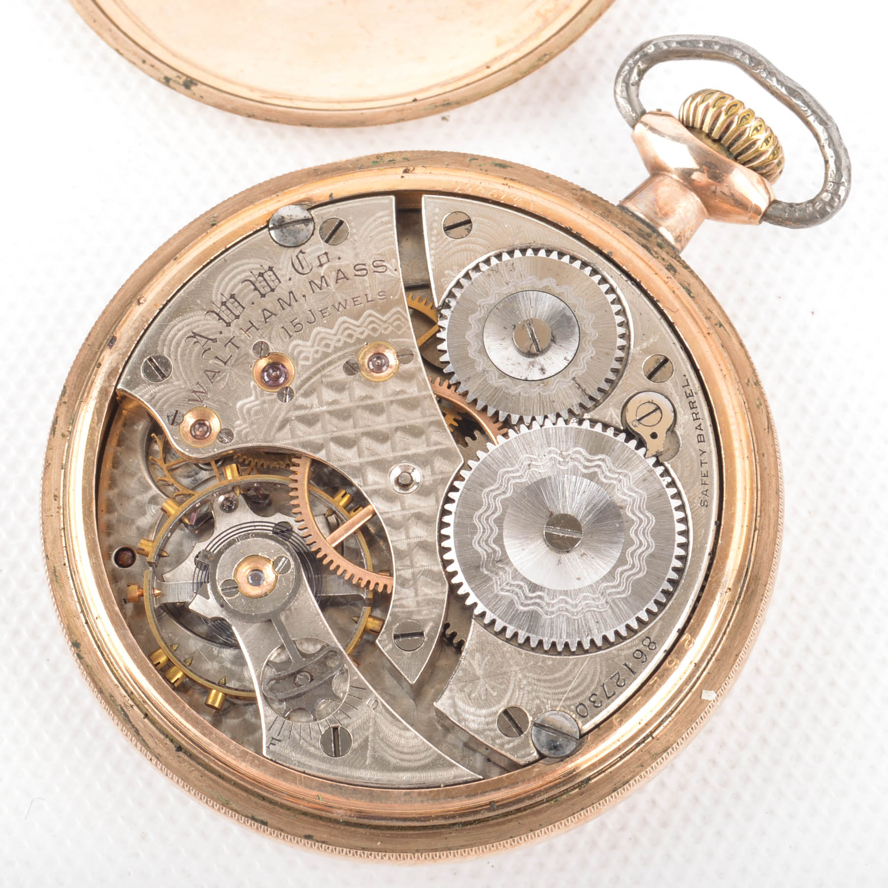 Three Vintage Pocket Watches With Display Stands