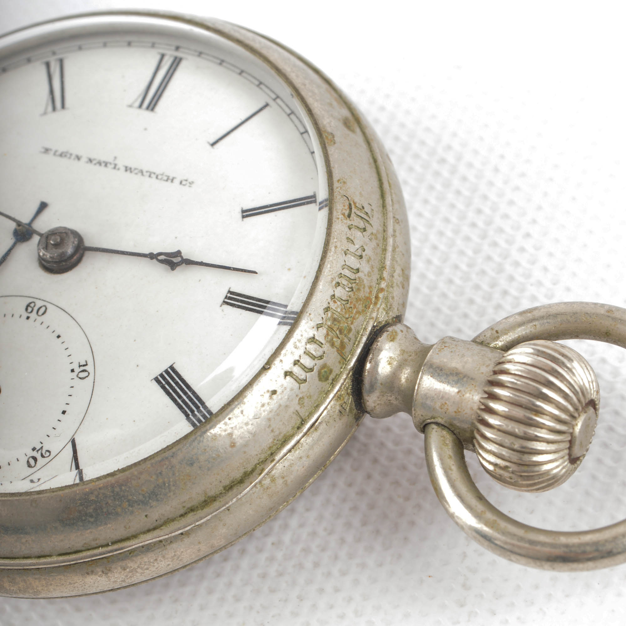 Three Vintage Pocket Watches With Display Stands