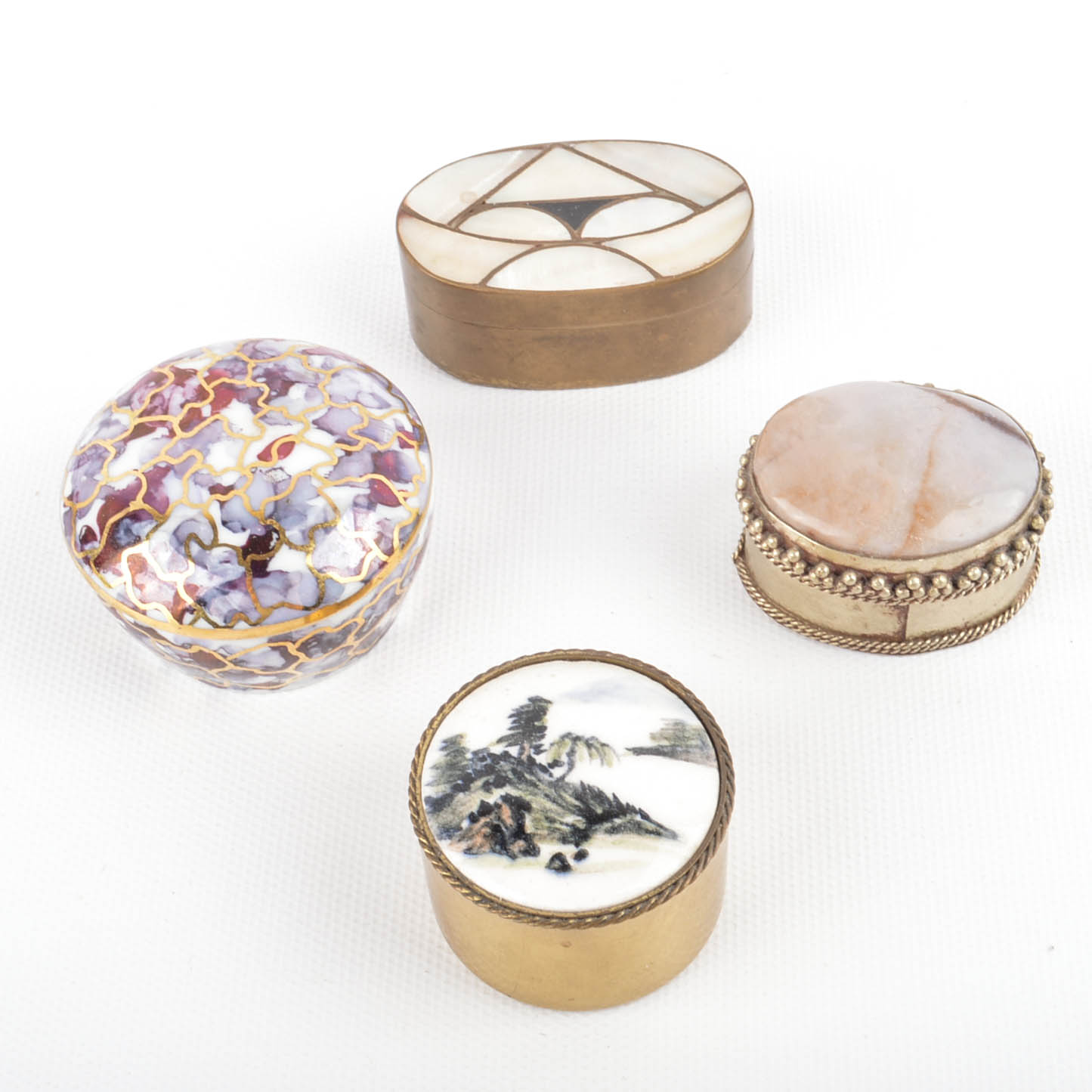 Trinket Box Collection With Tray