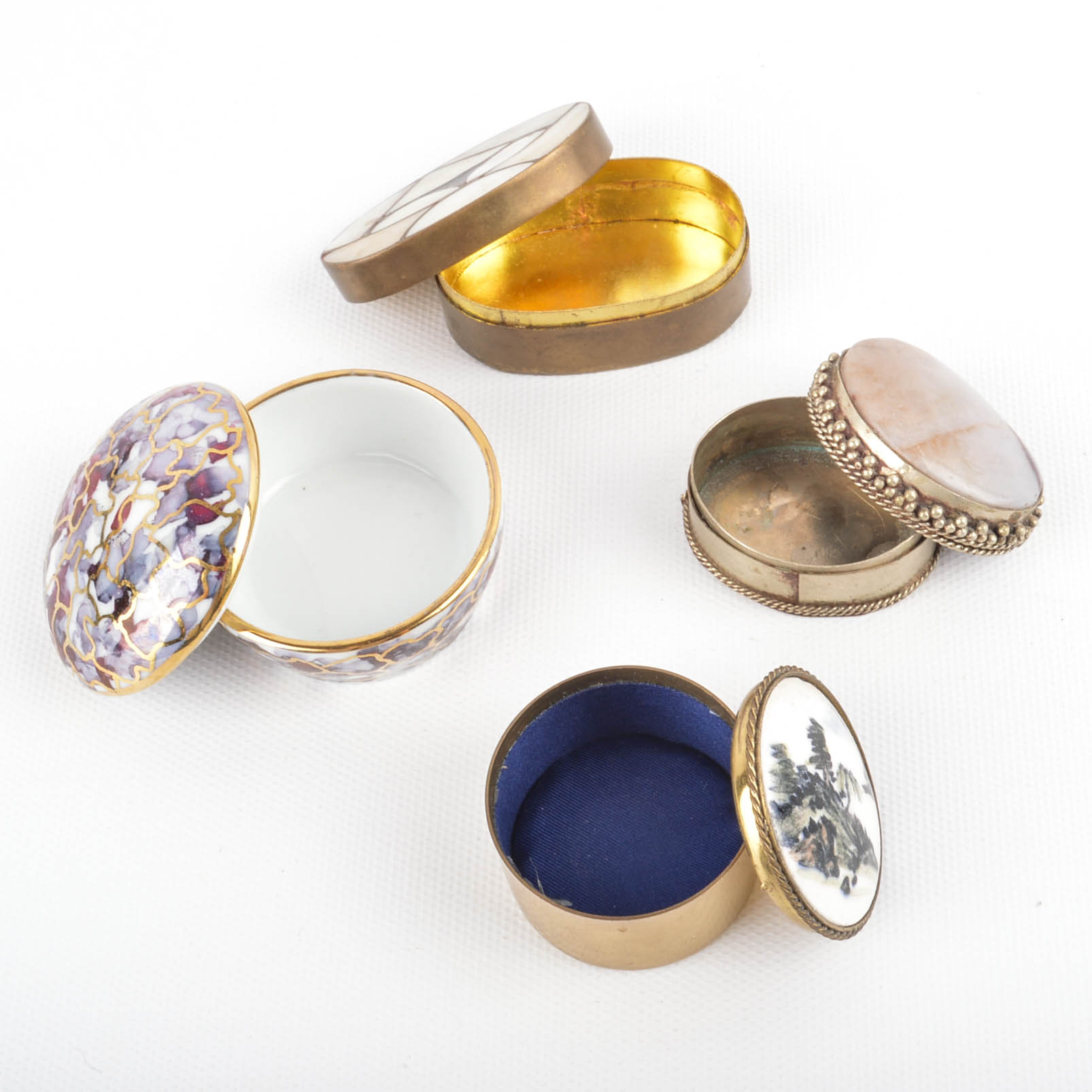 Trinket Box Collection With Tray