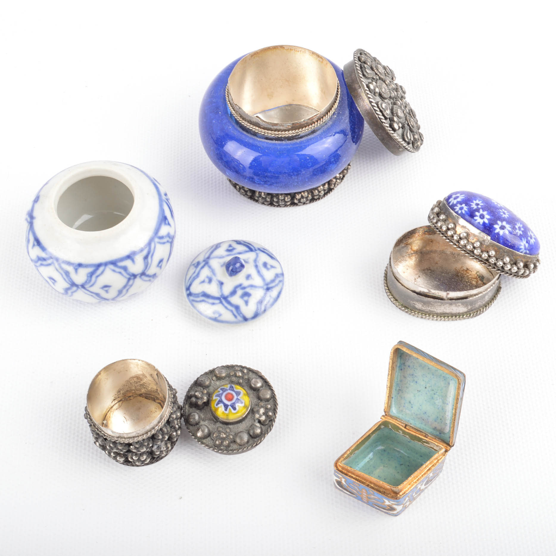 Trinket Box Collection With Tray