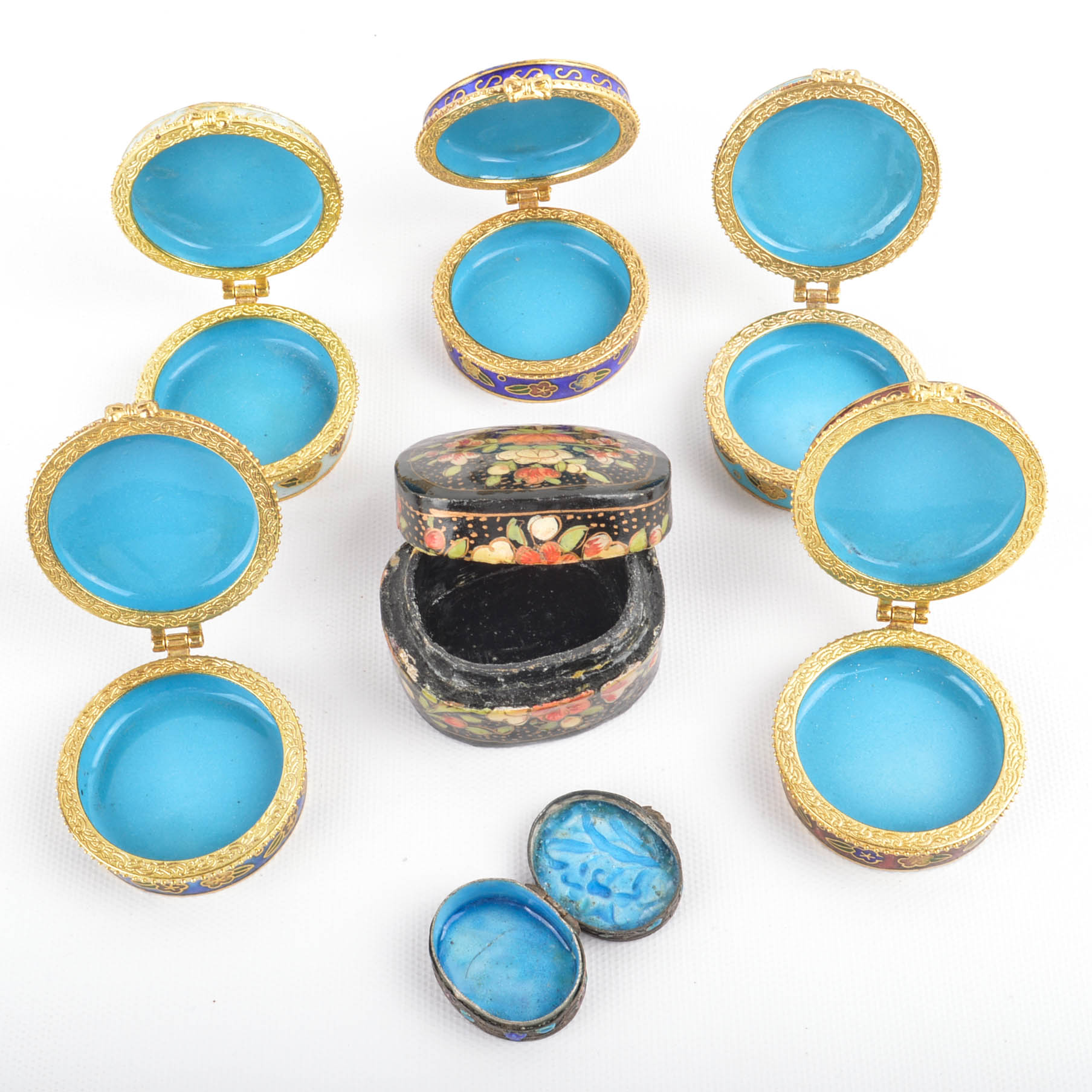 Trinket Box Collection With Tray