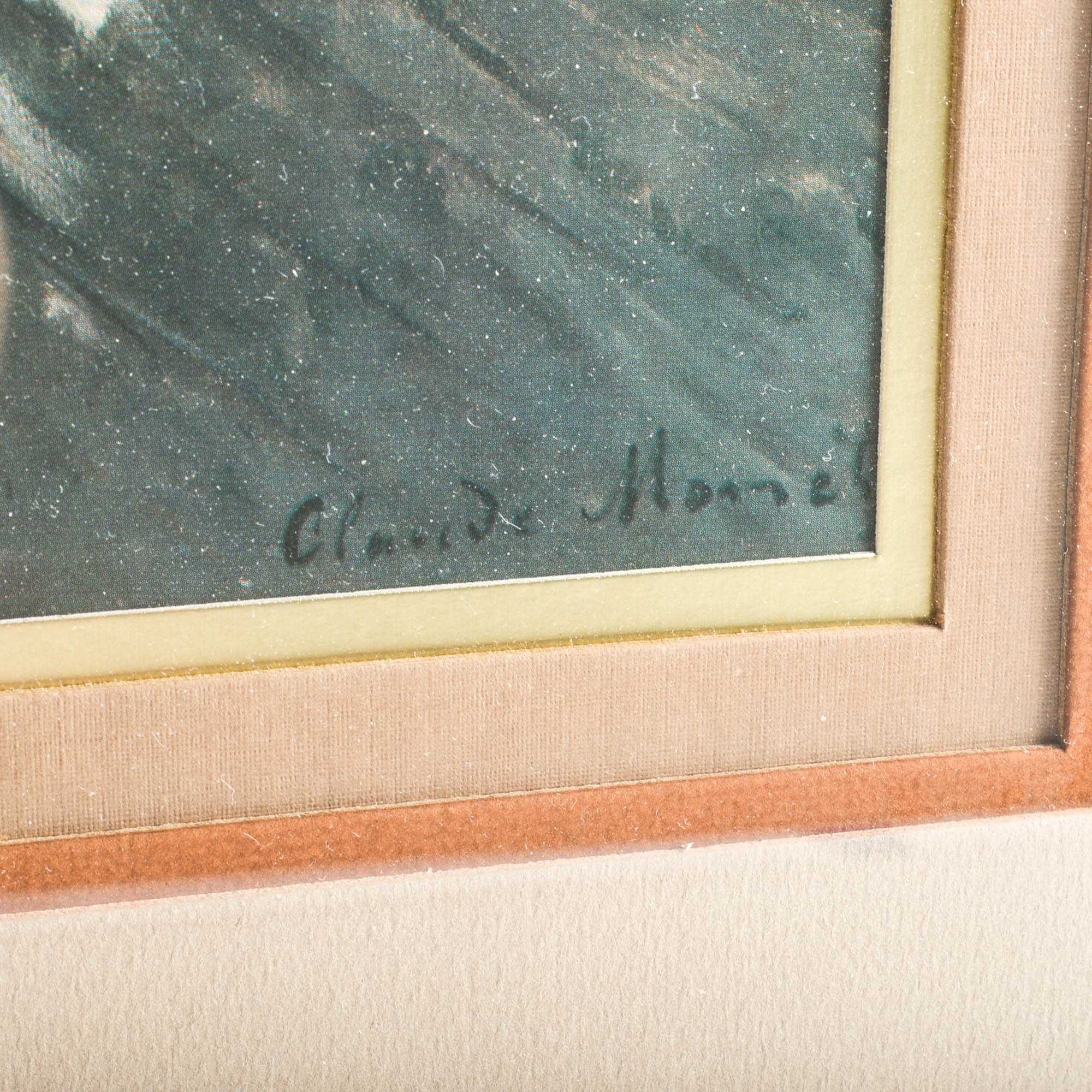 Offset Lithographic Print After Monet "The Lunch"