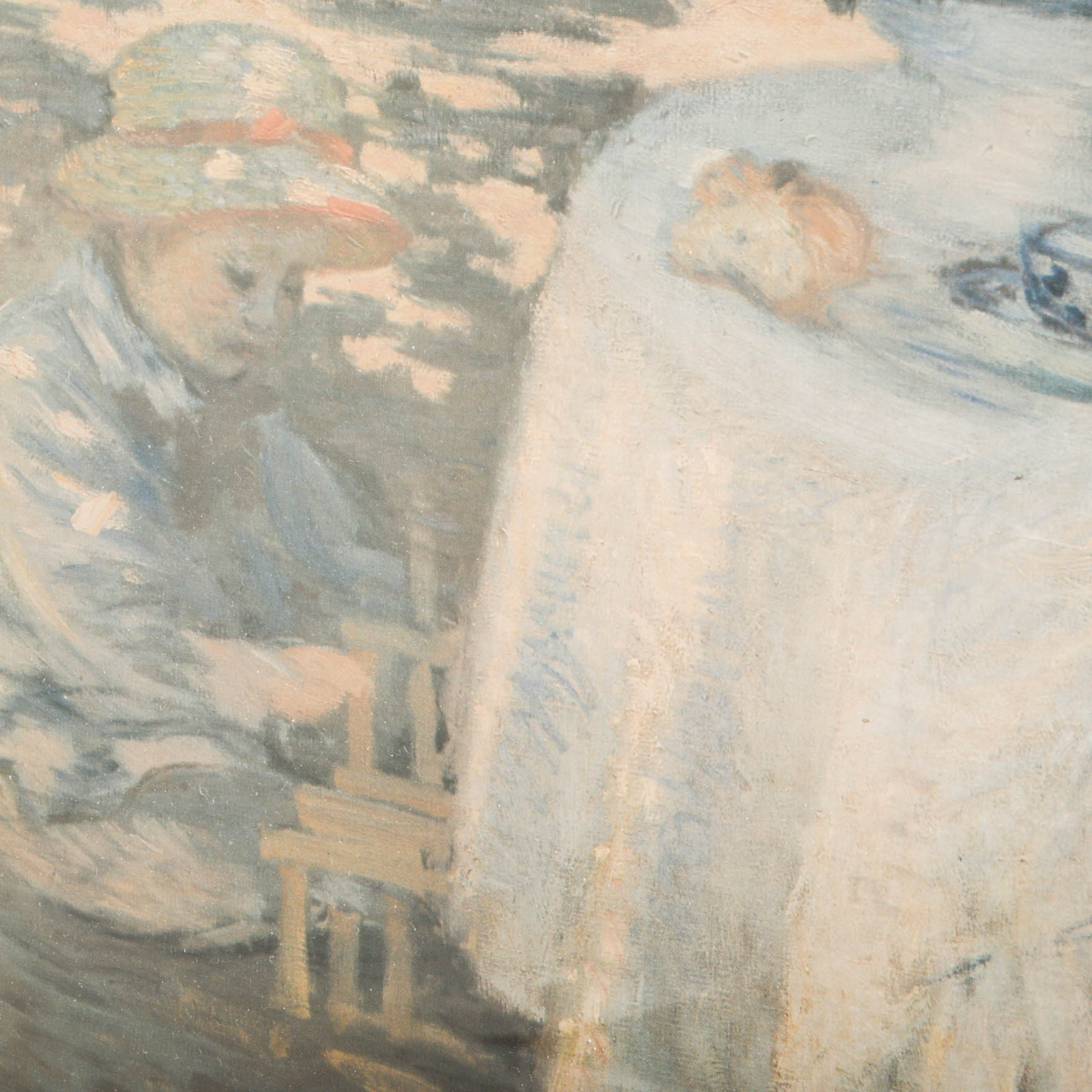 Offset Lithographic Print After Monet "The Lunch"