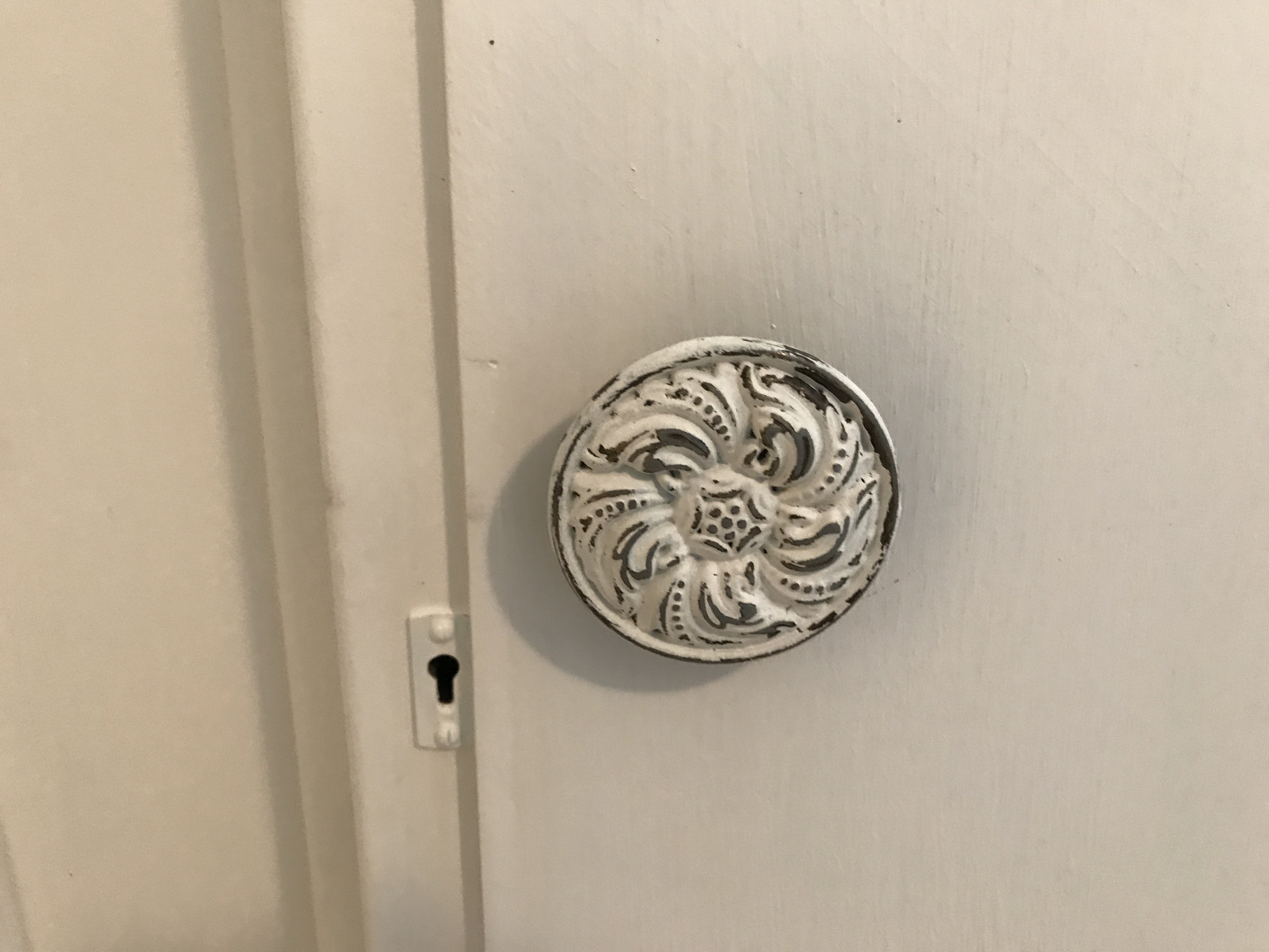 Vintage Painted Art Deco Style Wardrobe