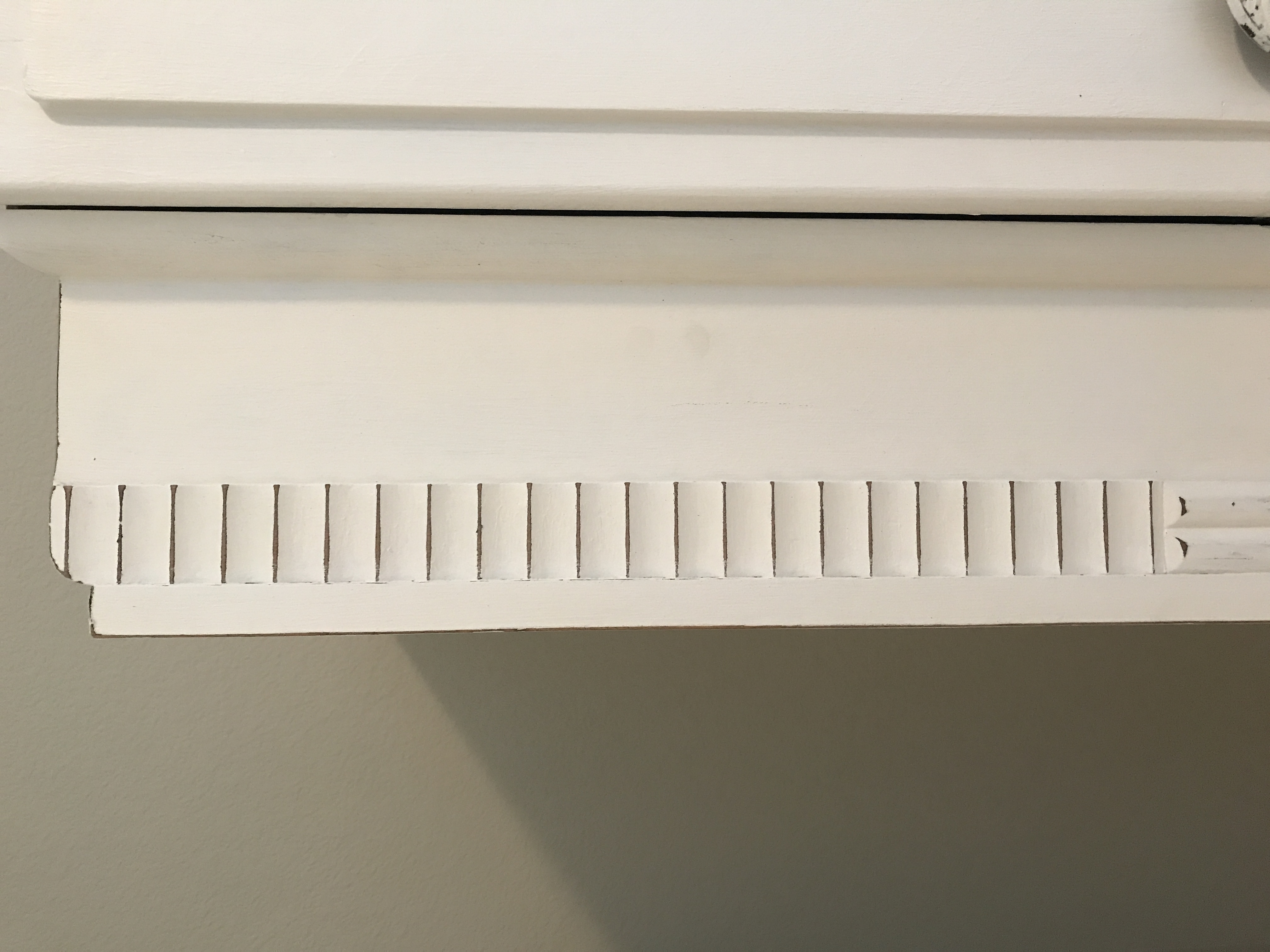 Vintage Painted Art Deco Style Wardrobe