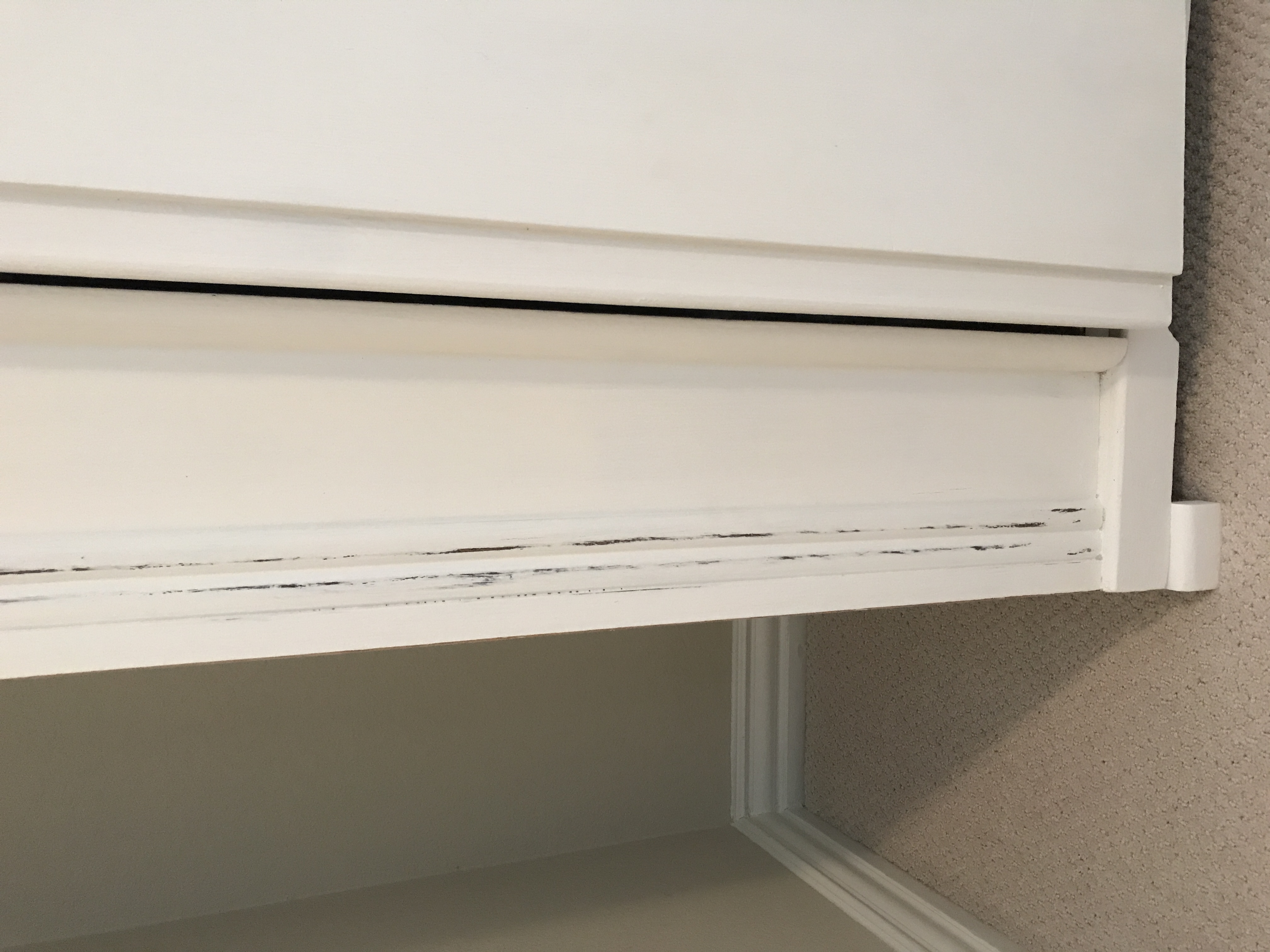 Vintage Painted Art Deco Style Wardrobe