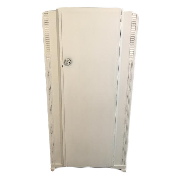 Vintage Painted Art Deco Style Wardrobe