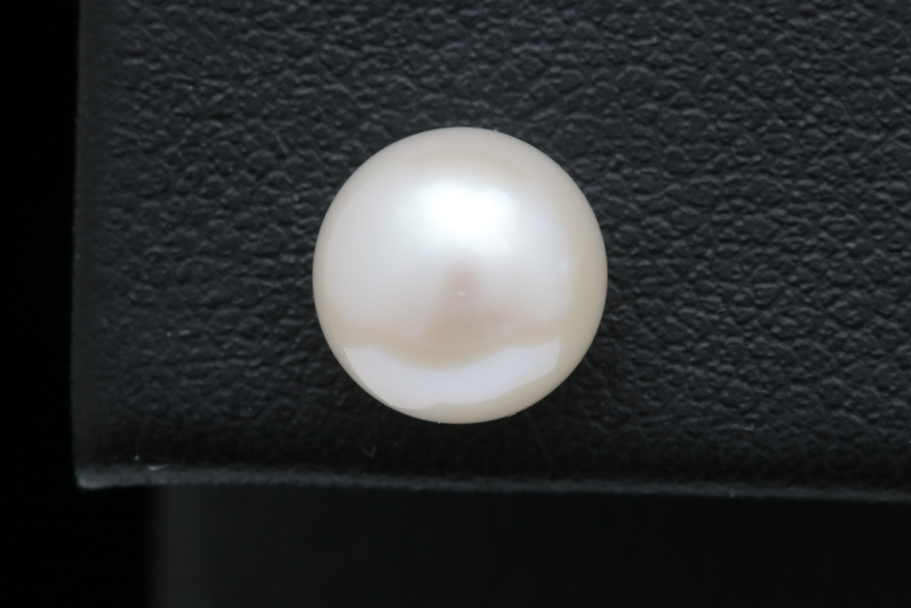 14K White Gold and Pearl Stud Earrings