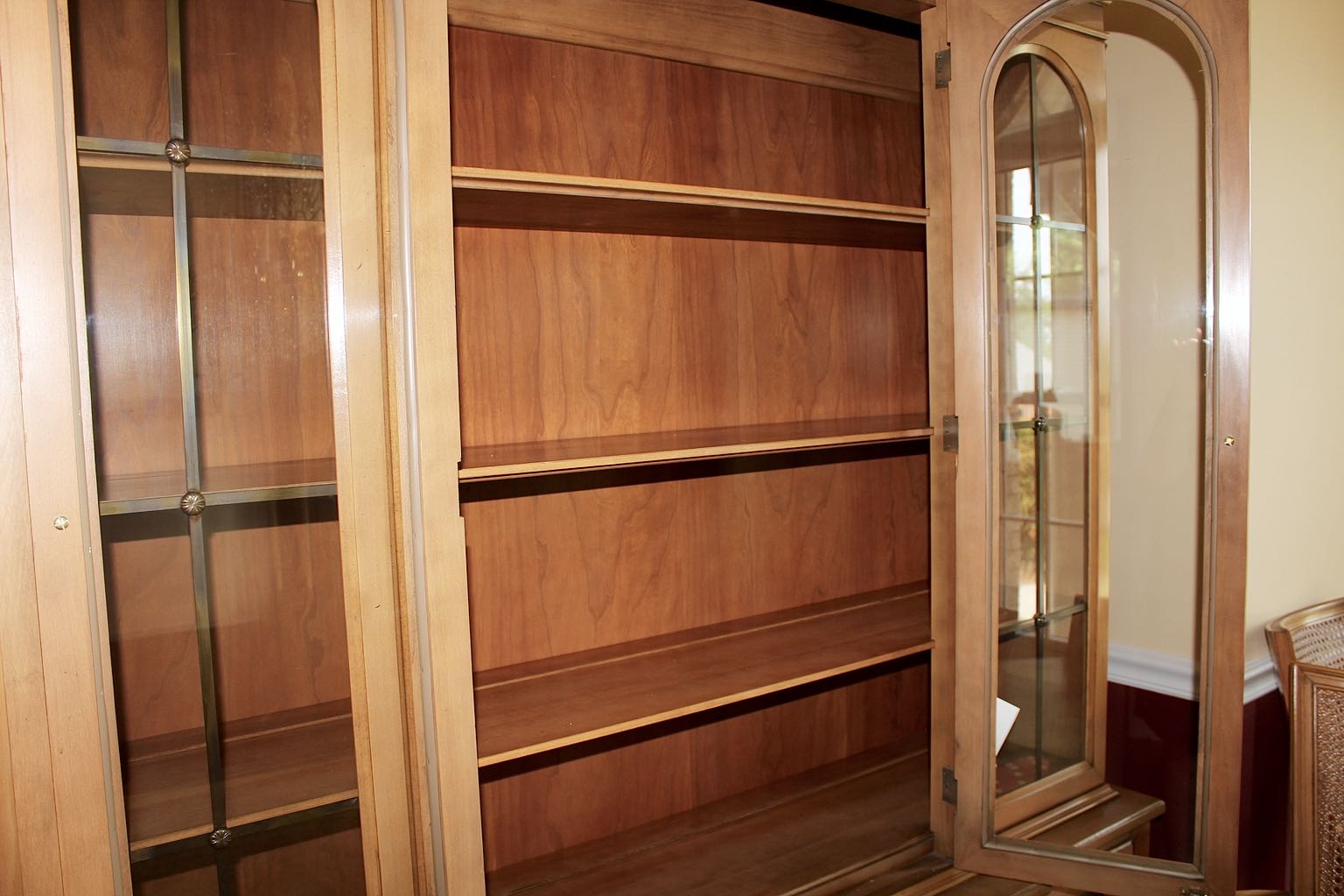 Vintage French Provincial Style China Cabinet