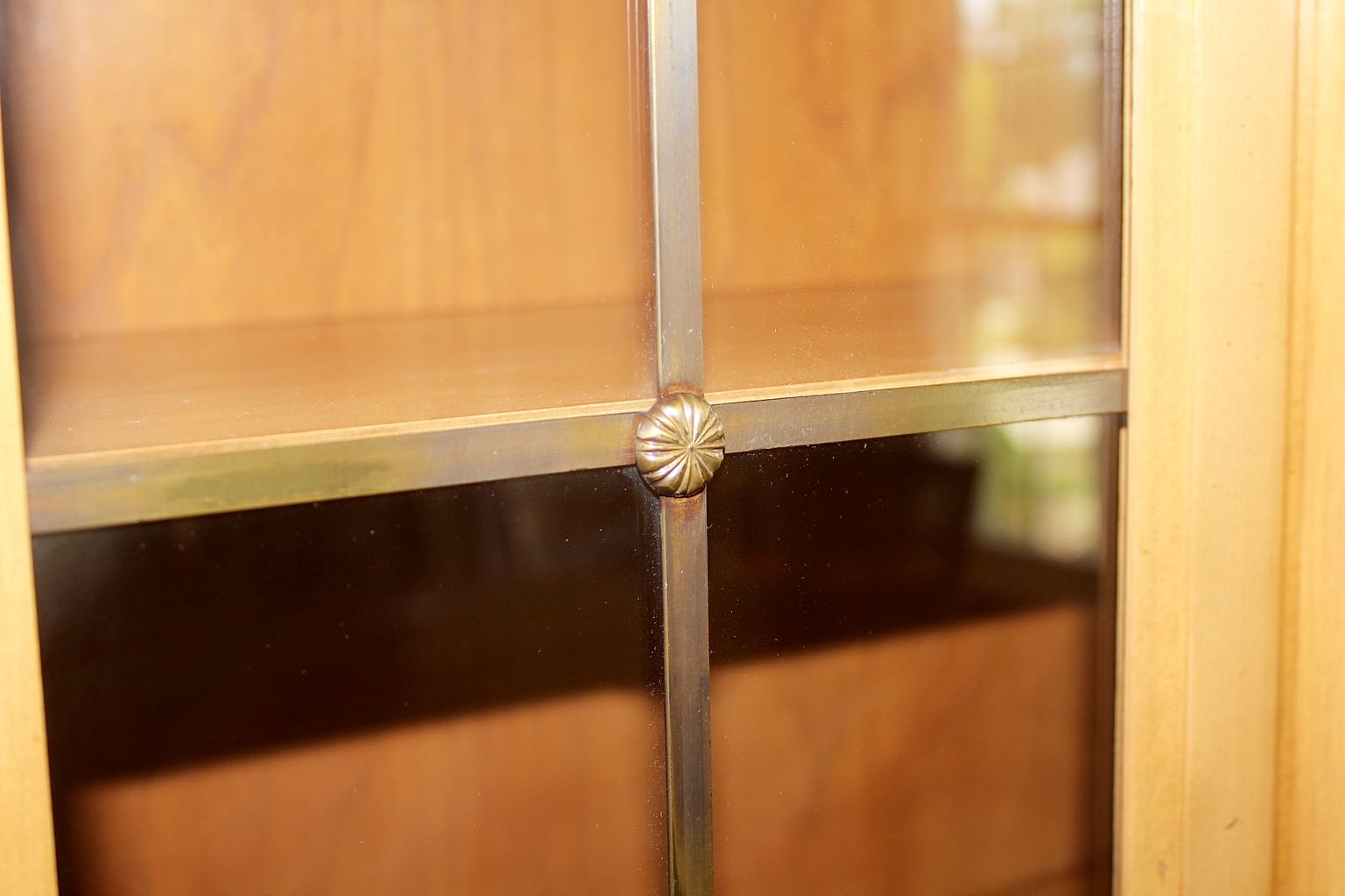 Vintage French Provincial Style China Cabinet