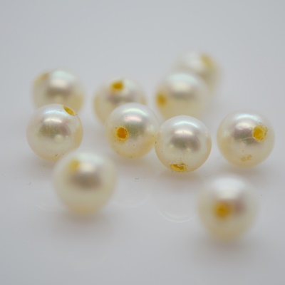 Ten Loose Cultured Pearls