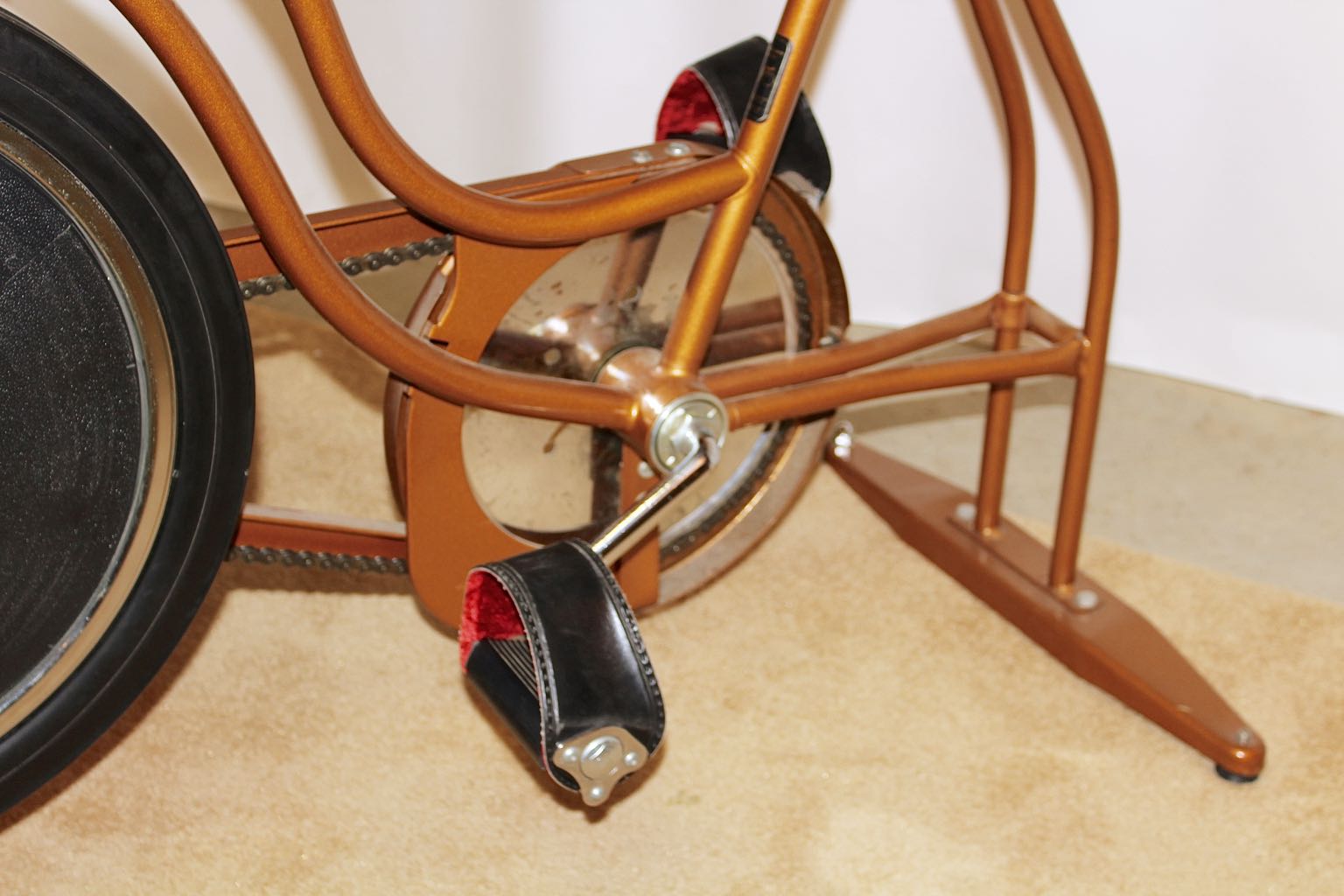 Vintage Schwinn "Exerciser" Bike in Copper Color