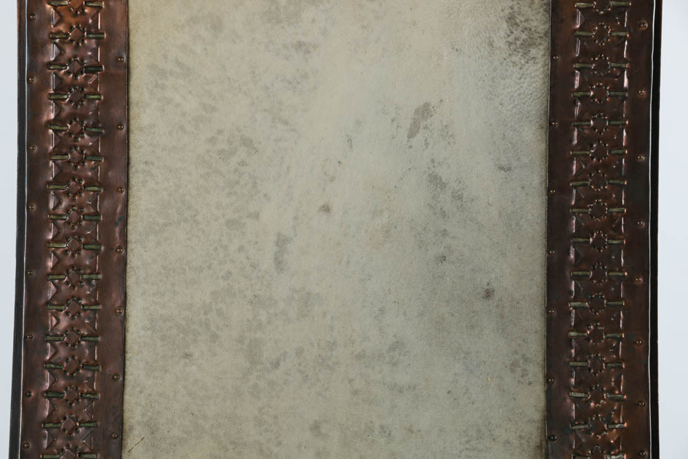 Carlo Bugatti Inlaid Walnut Chair with Vellum Covered Seat