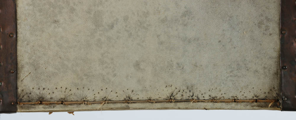 Carlo Bugatti Inlaid Walnut Chair with Vellum Covered Seat