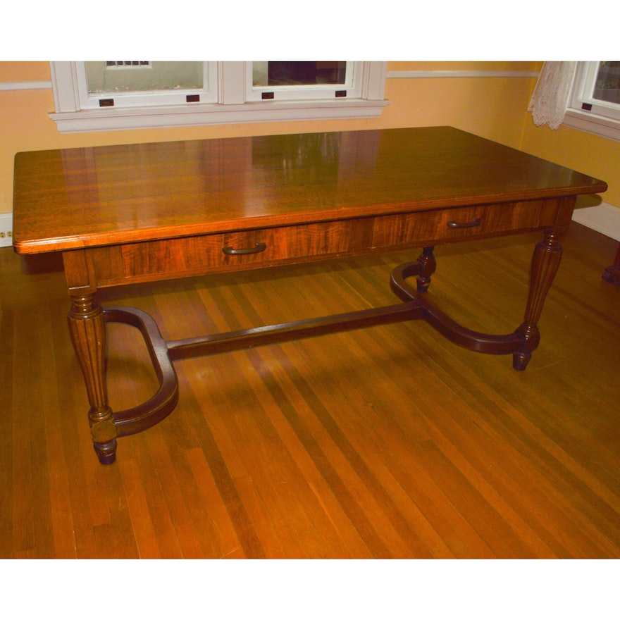 Library Trestle Table