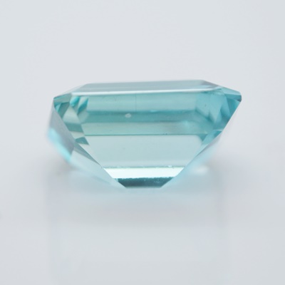 Loose 6.99 CT Emerald Cut Blue Green Topaz Gemstone