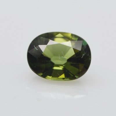 Loose 1.61 CT Natural Green Sapphire Gemstone