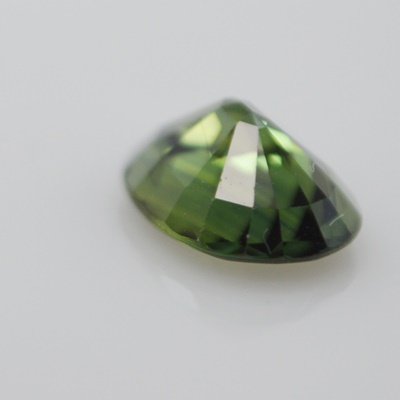 Loose 1.61 CT Natural Green Sapphire Gemstone