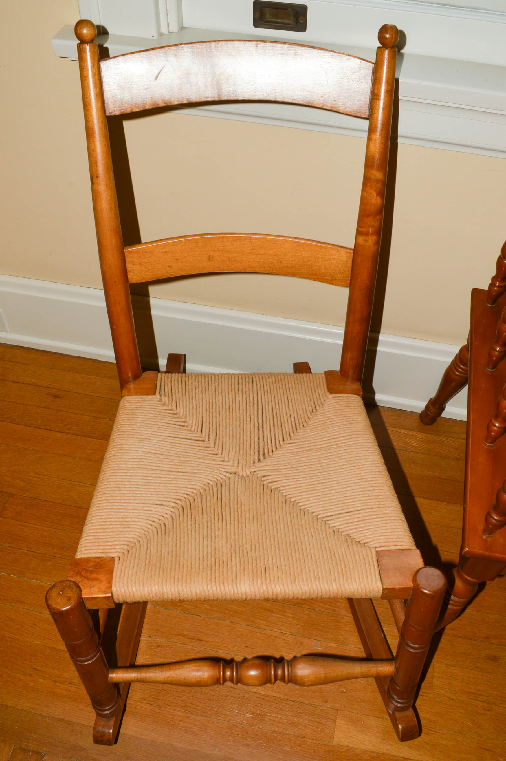 Antique Chairs With Vintage Side Table
