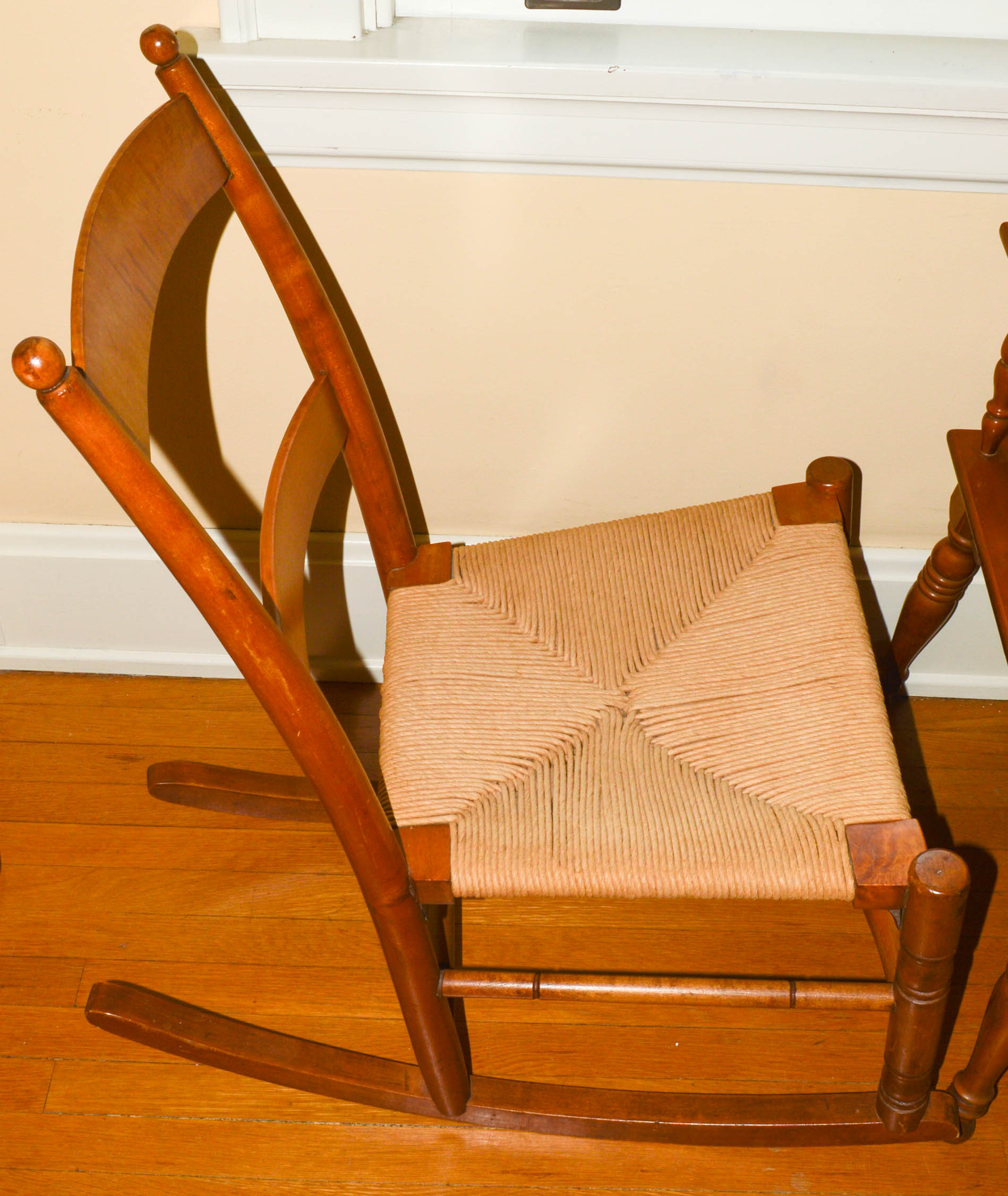 Antique Chairs With Vintage Side Table