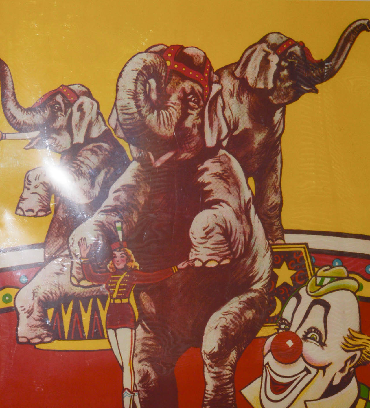 Large Circus Poster Serigraph
