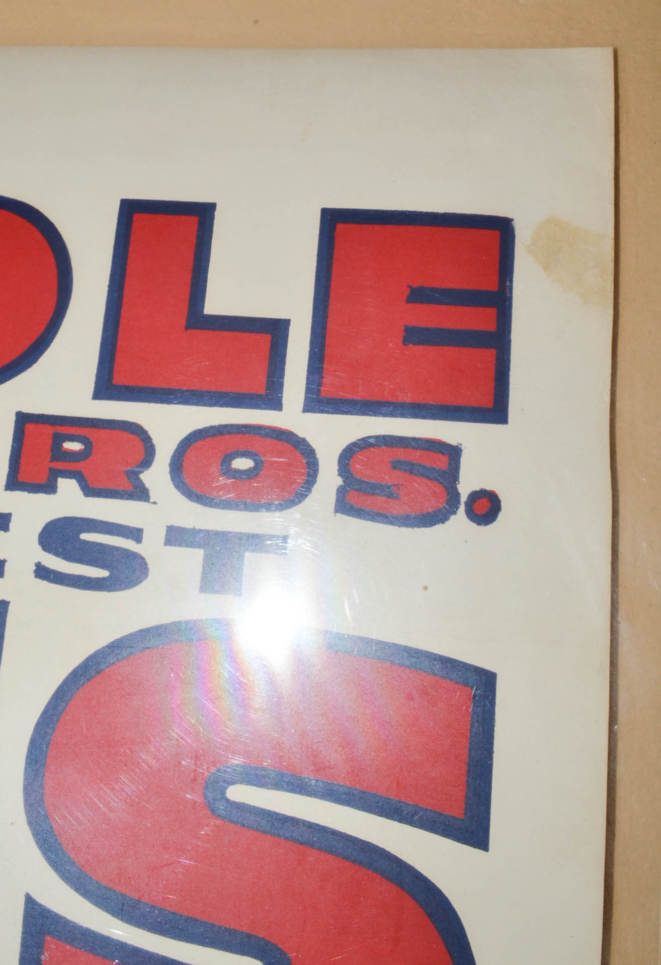 Large Circus Poster Serigraph