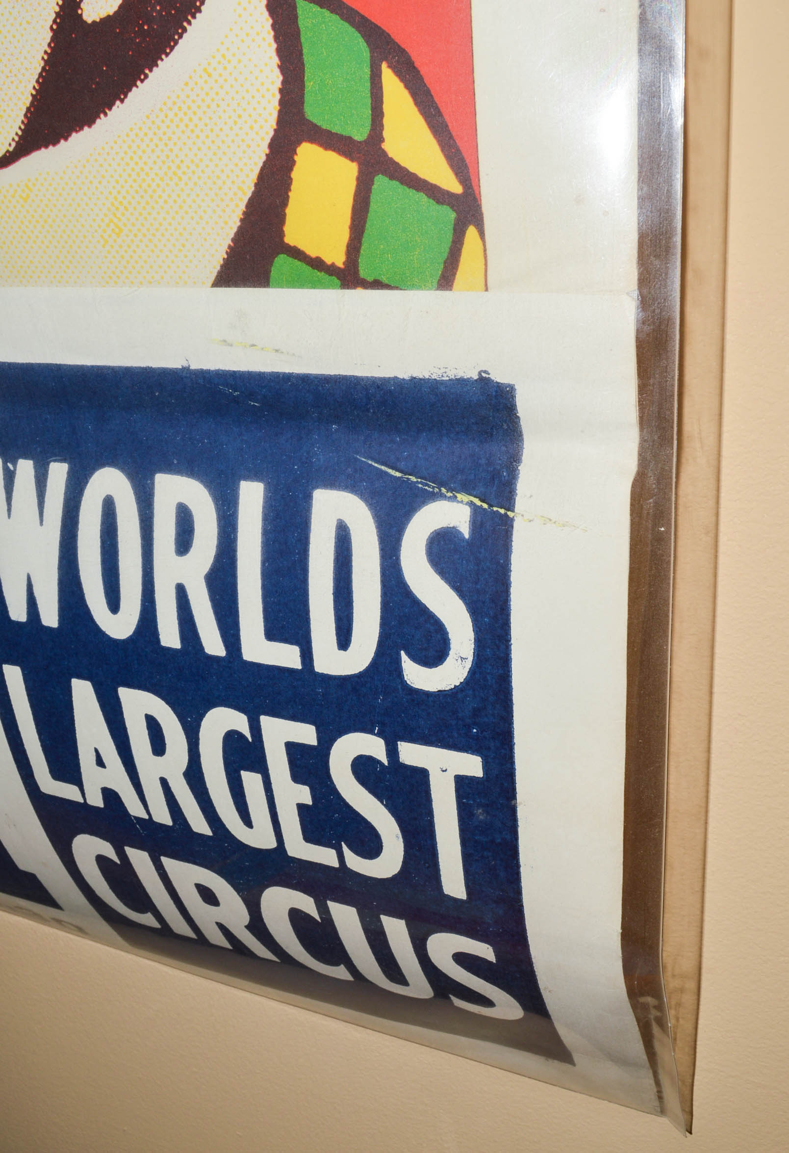 Large Circus Poster Serigraph