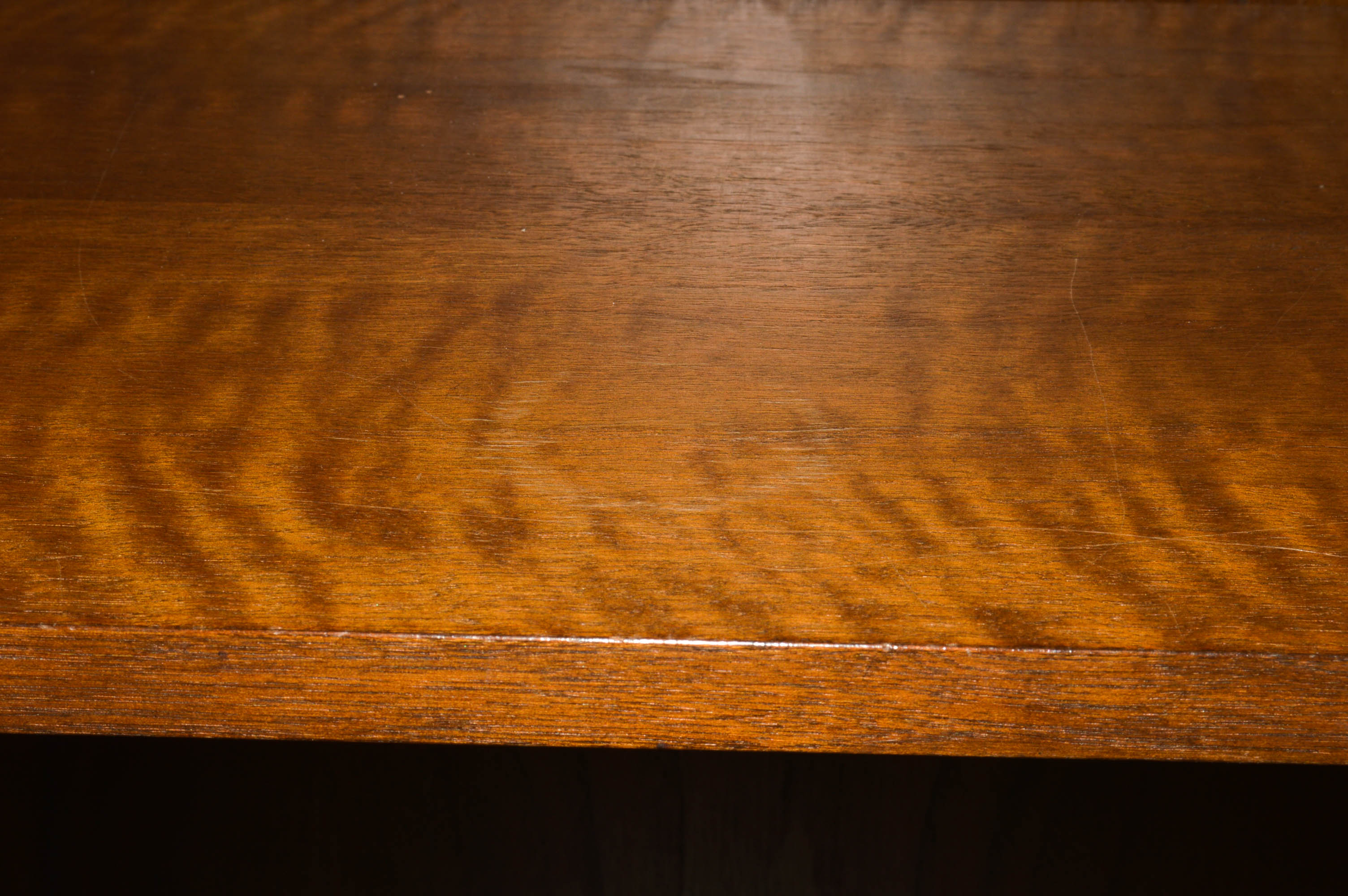 Two Bookcases With Set of Folding Tables