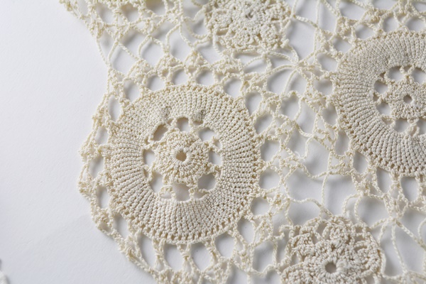 Vintage Hand Crocheted Table Linens