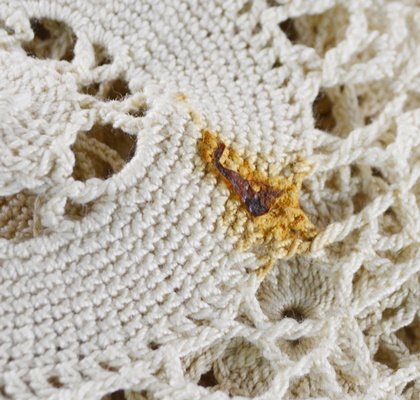 Vintage Hand Crocheted Table Linens