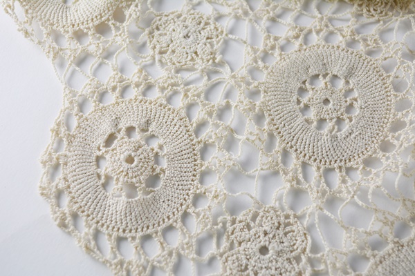Vintage Hand Crocheted Table Linens