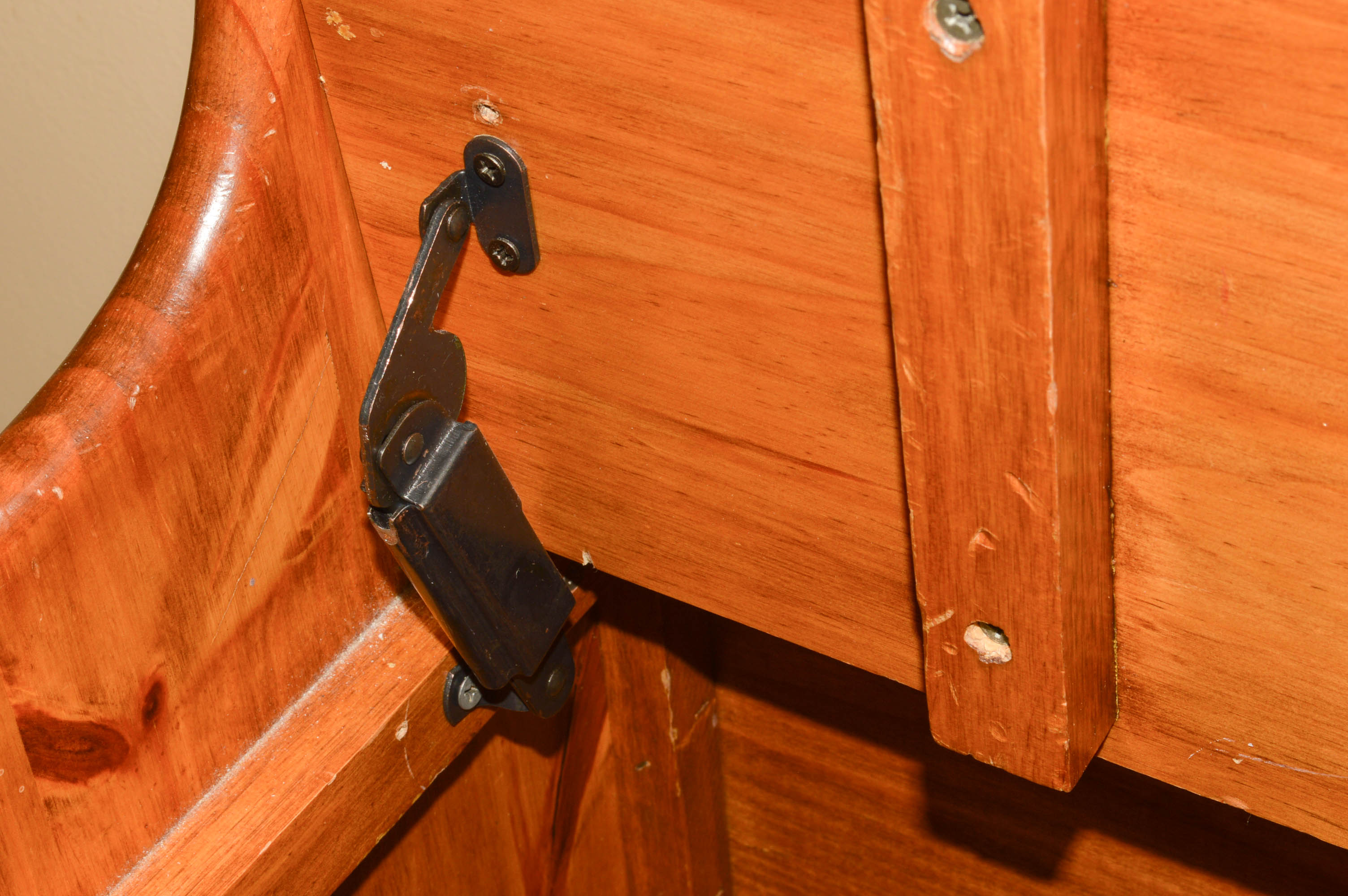 Pine Toy Chest, Slate Chalkboard, and Small Step Stool