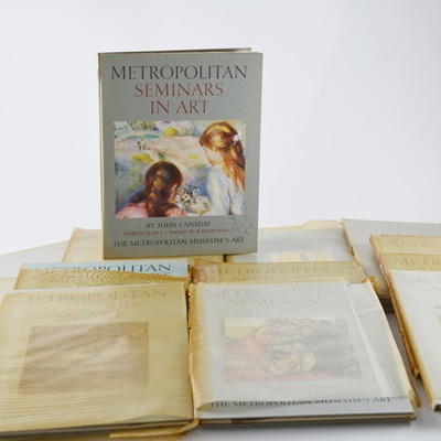 "Metropolitan Seminars Art" Hard Cover Book Collection, 13 Volume Set