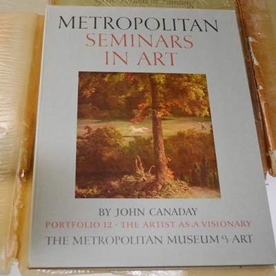 "Metropolitan Seminars Art" Hard Cover Book Collection, 13 Volume Set