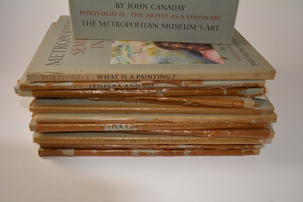 "Metropolitan Seminars Art" Hard Cover Book Collection, 13 Volume Set