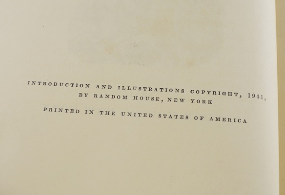 1941 "Don Quixote De La Mancha" Hardcover Book