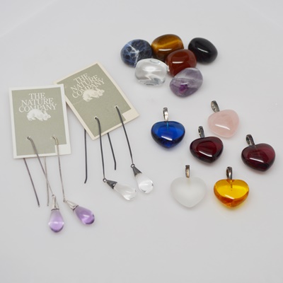 Collection of Earrings, Pendants and Nuggets