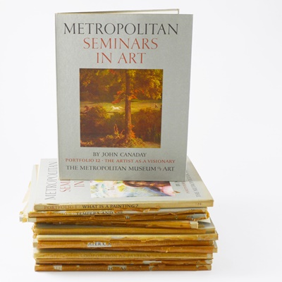 "Metropolitan Seminars Art" Hard Cover Book Collection, 13 Volume Set