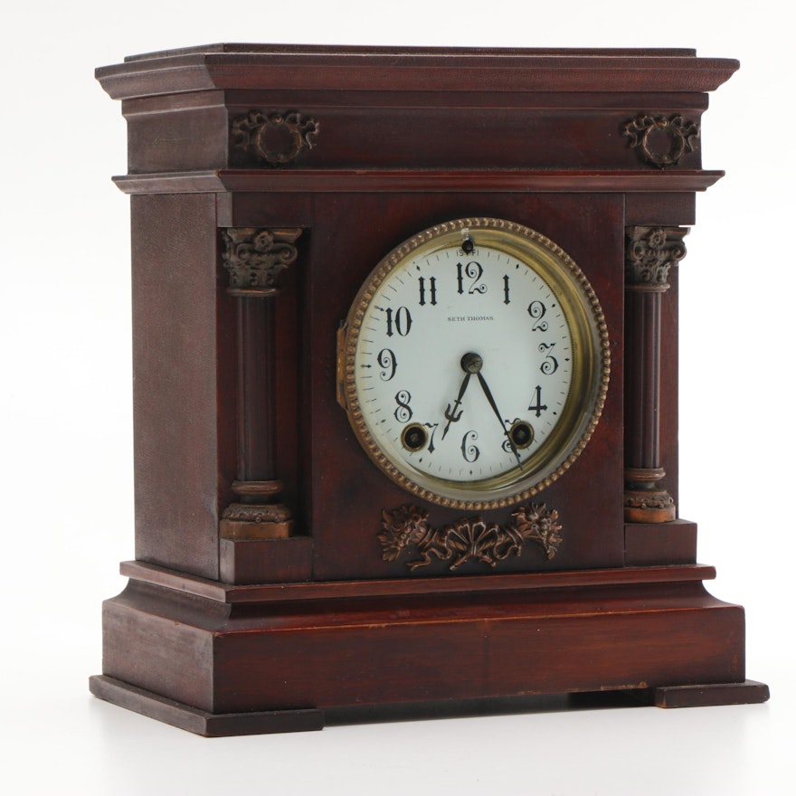 Seth Thomas analog mantle clock