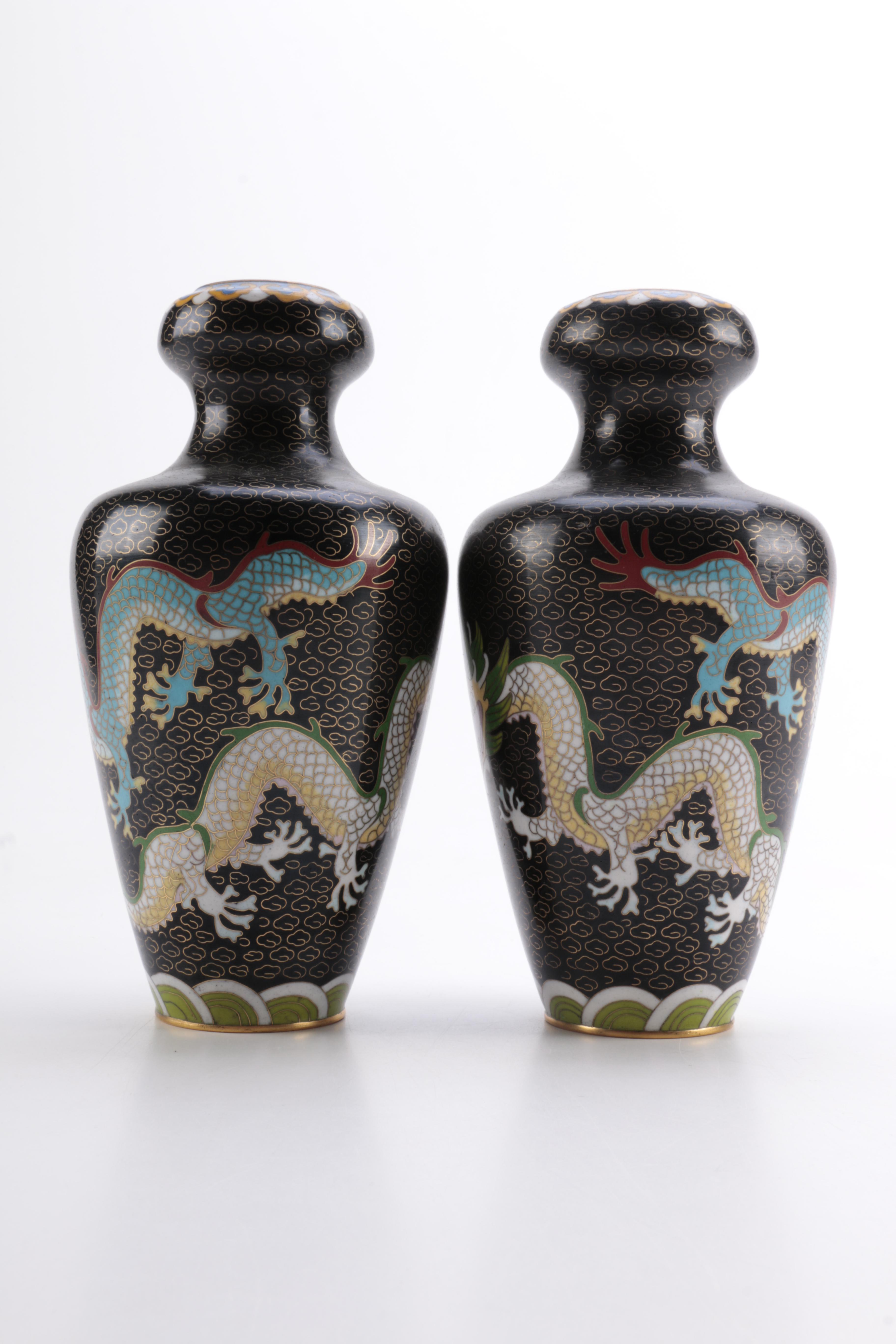 Chinese Cloisonné Vases