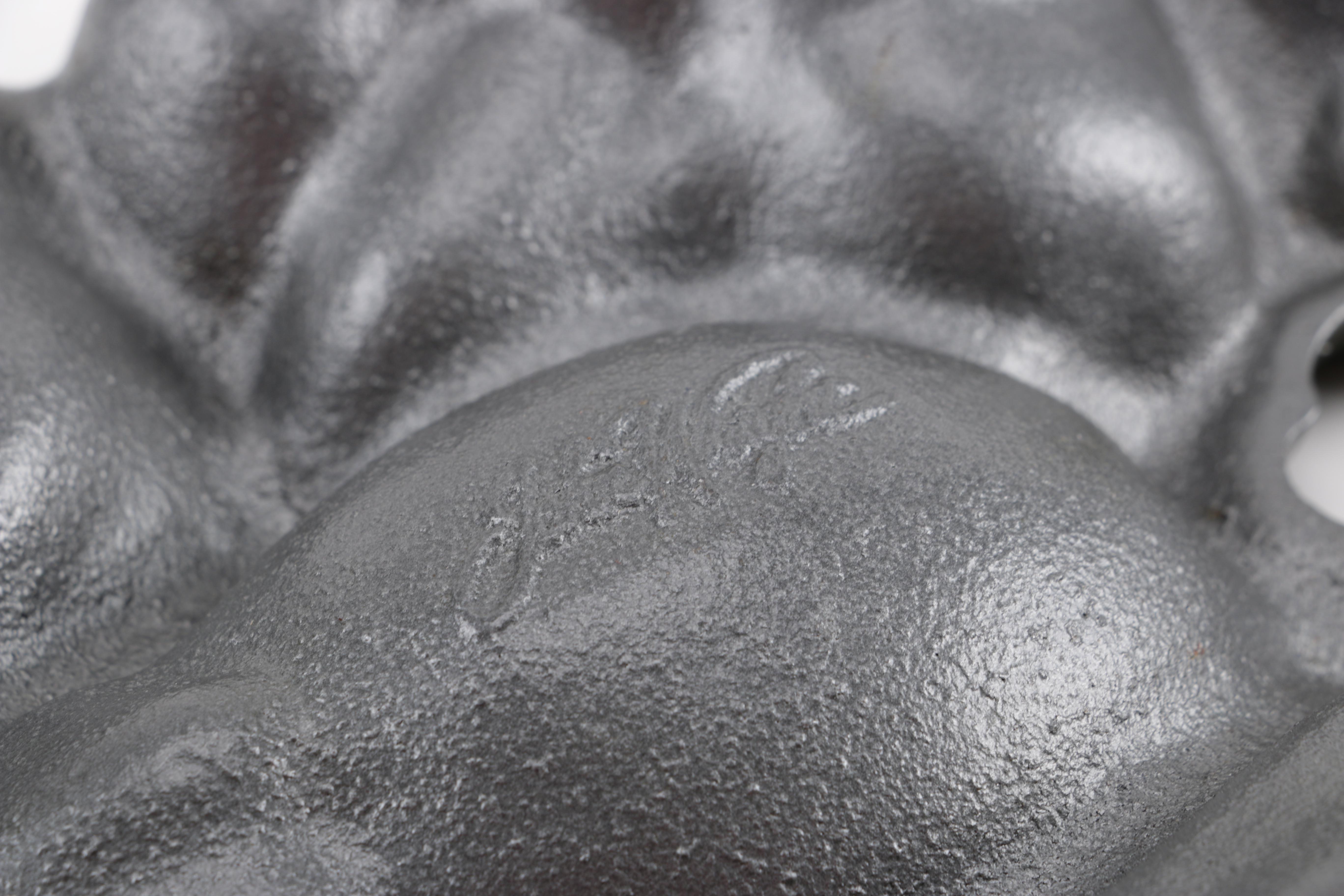 Grey Metal Vegetable Mold Baking Tray