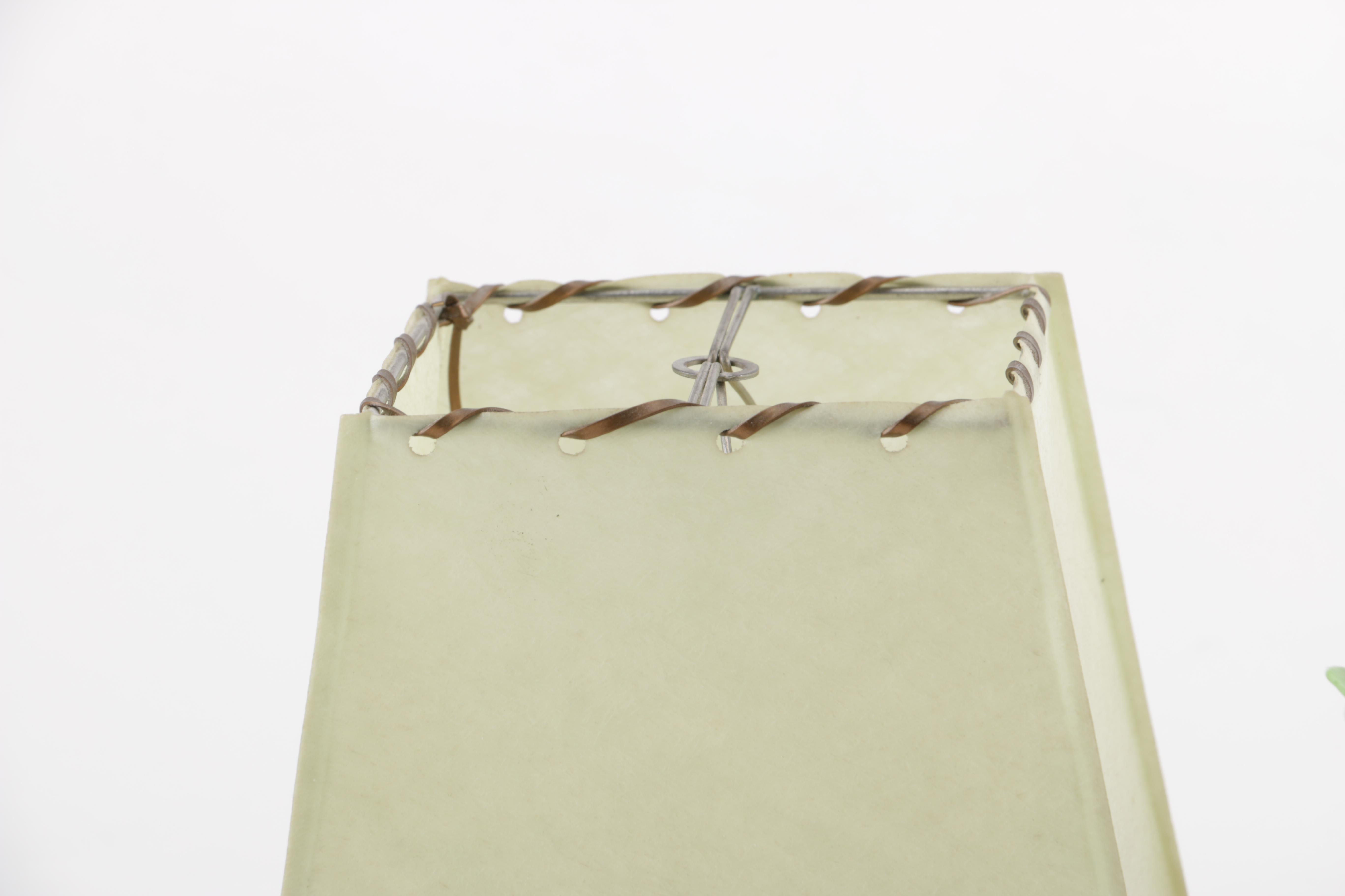 Ceramic Floral Sculpture Lamps With Shades