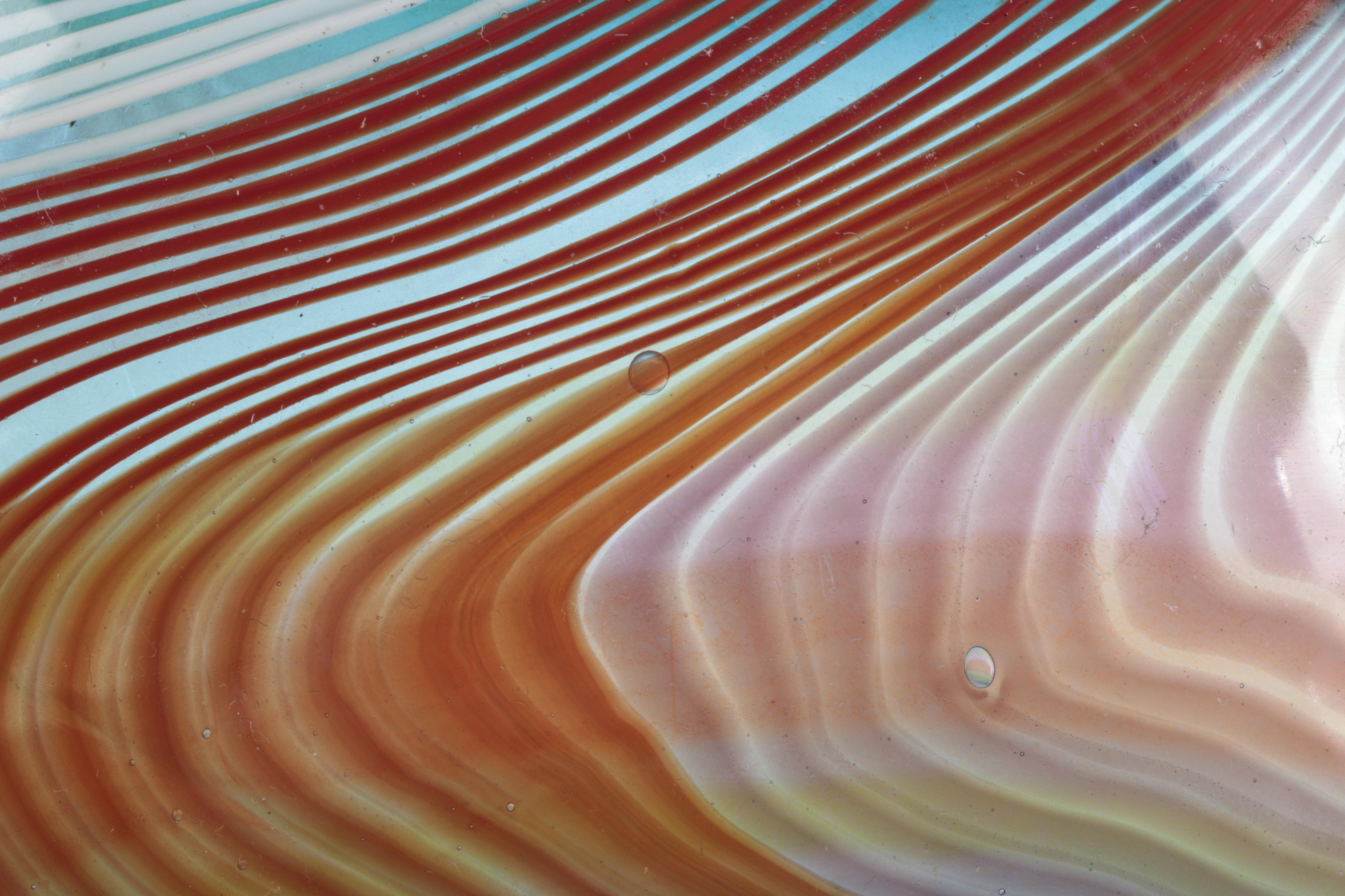 Multicolored Glass Vase