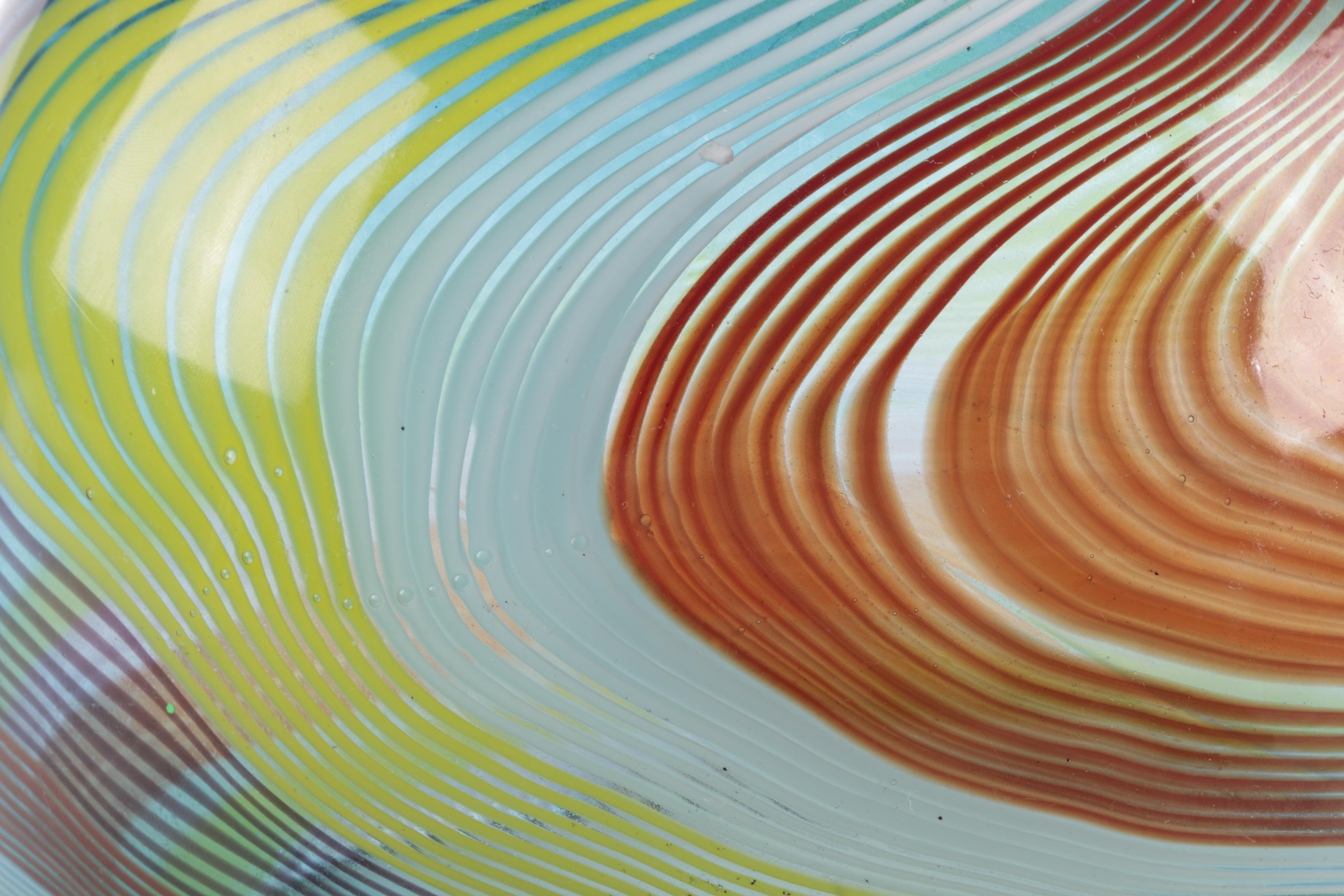 Multicolored Glass Vase